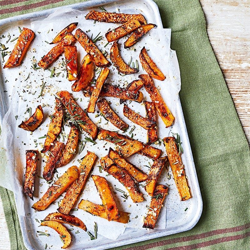 Rosemary sweet potato chips