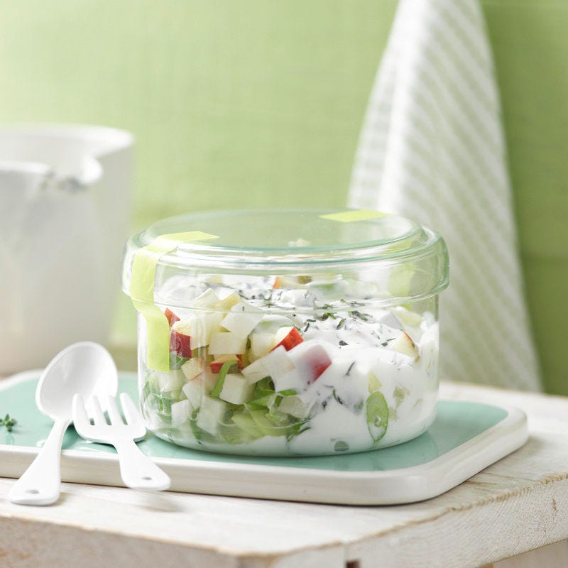 Apfel-Kohlrabi-Salat mit Thymiandressing