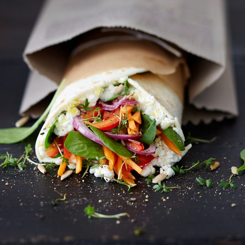 Kerniger Veggie-Wrap