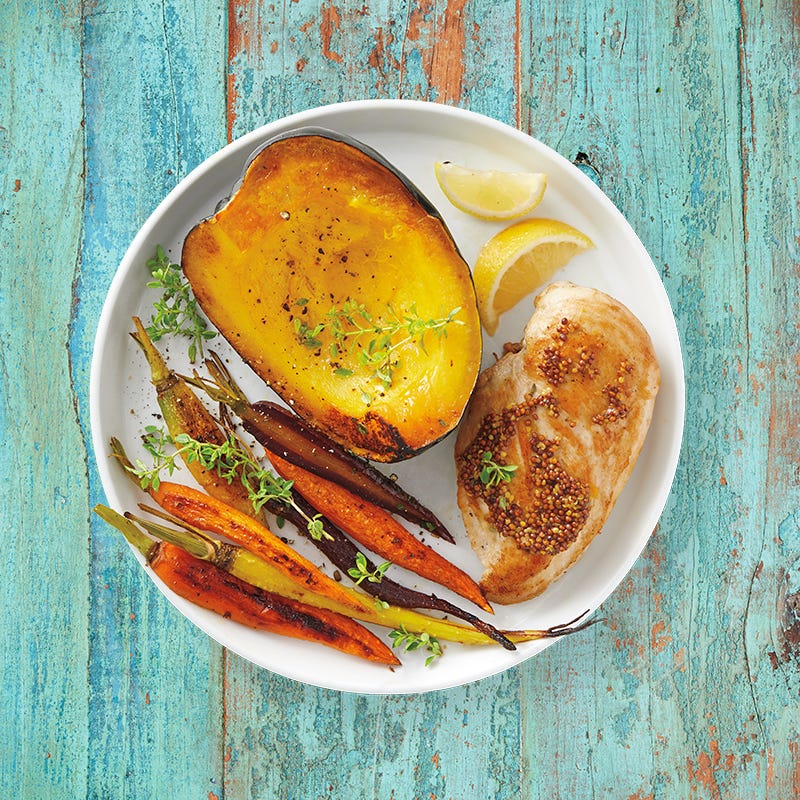 Photo of Baked chicken and veggies by WW