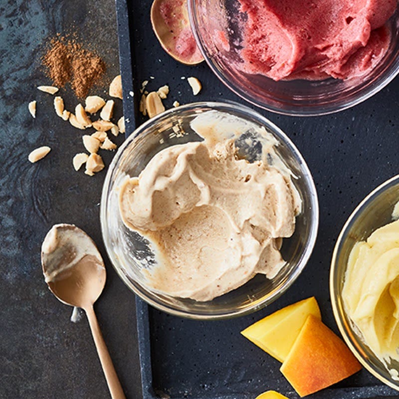 Bananen-Erdnuss-Nicecream