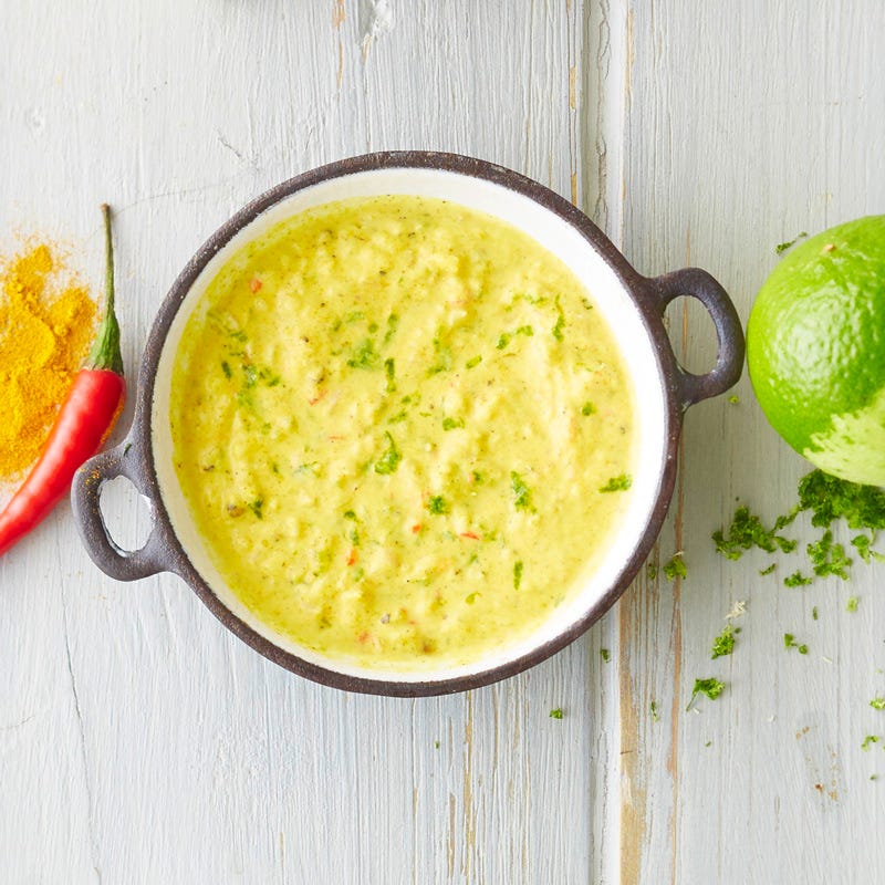 Scharfe Curry-Kokos-Marinade