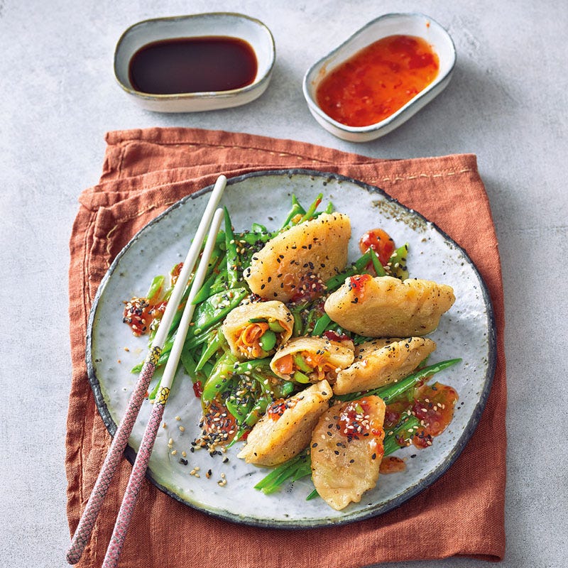 Gyoza mit Gemüsefüllung