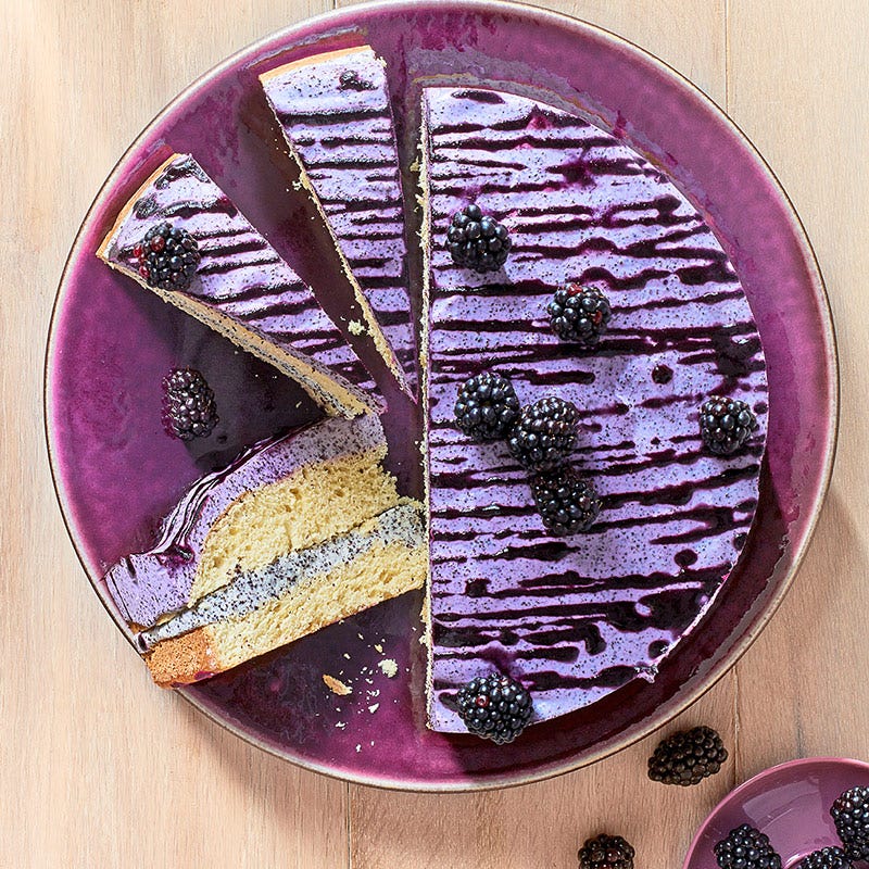Brombeer-Hefetorte