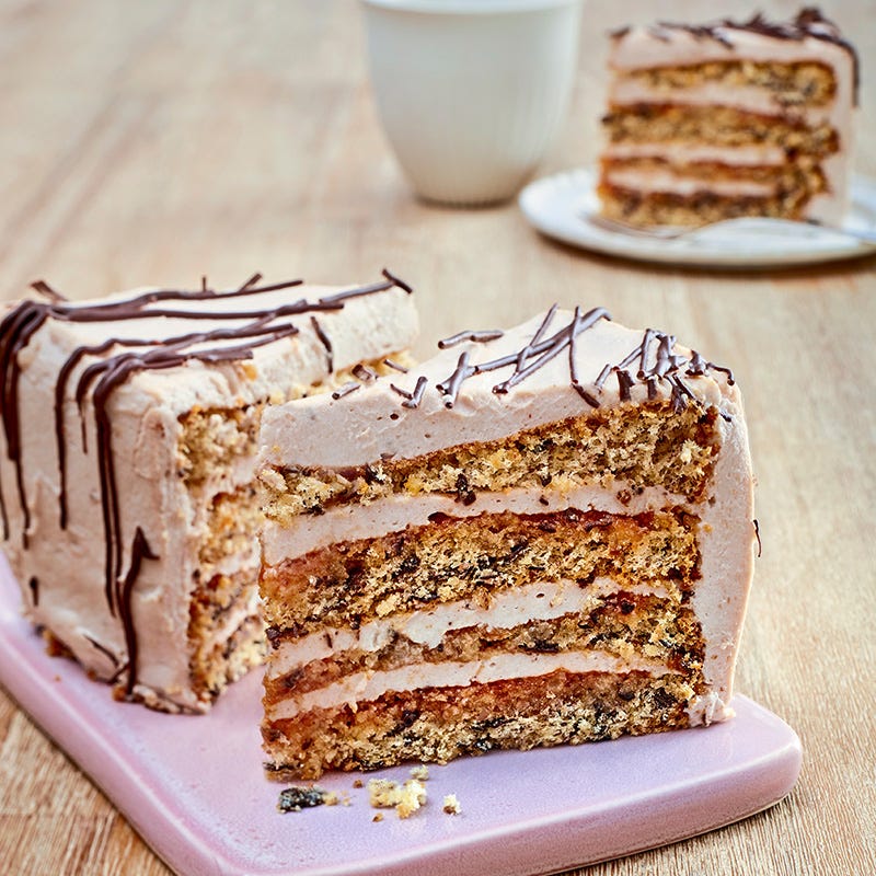 Banana-Split-Nusstorte