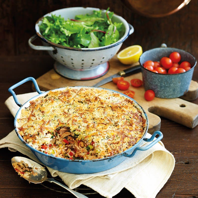 Thunfisch-Reis-Auflauf