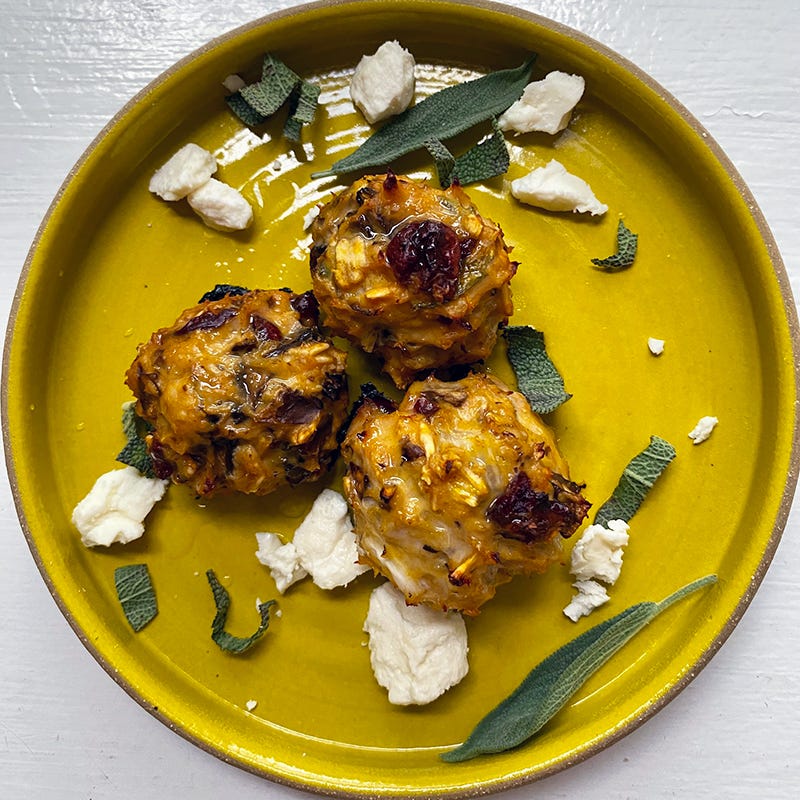 Photo of Cranberry-Sage Chicken Meatballs by WW