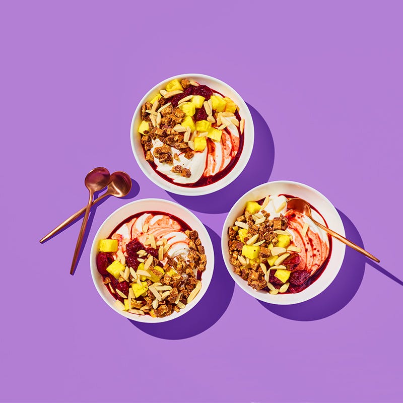 Photo of Chocolate-cherry yogurt bowls by WW